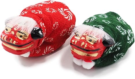 ど*6様 【お買い得品❣️】手獅子 金色 赤い髪と鈴付き Amazon.co.jp: [和すもも堂] お獅子お手玉セット(小) 獅子頭